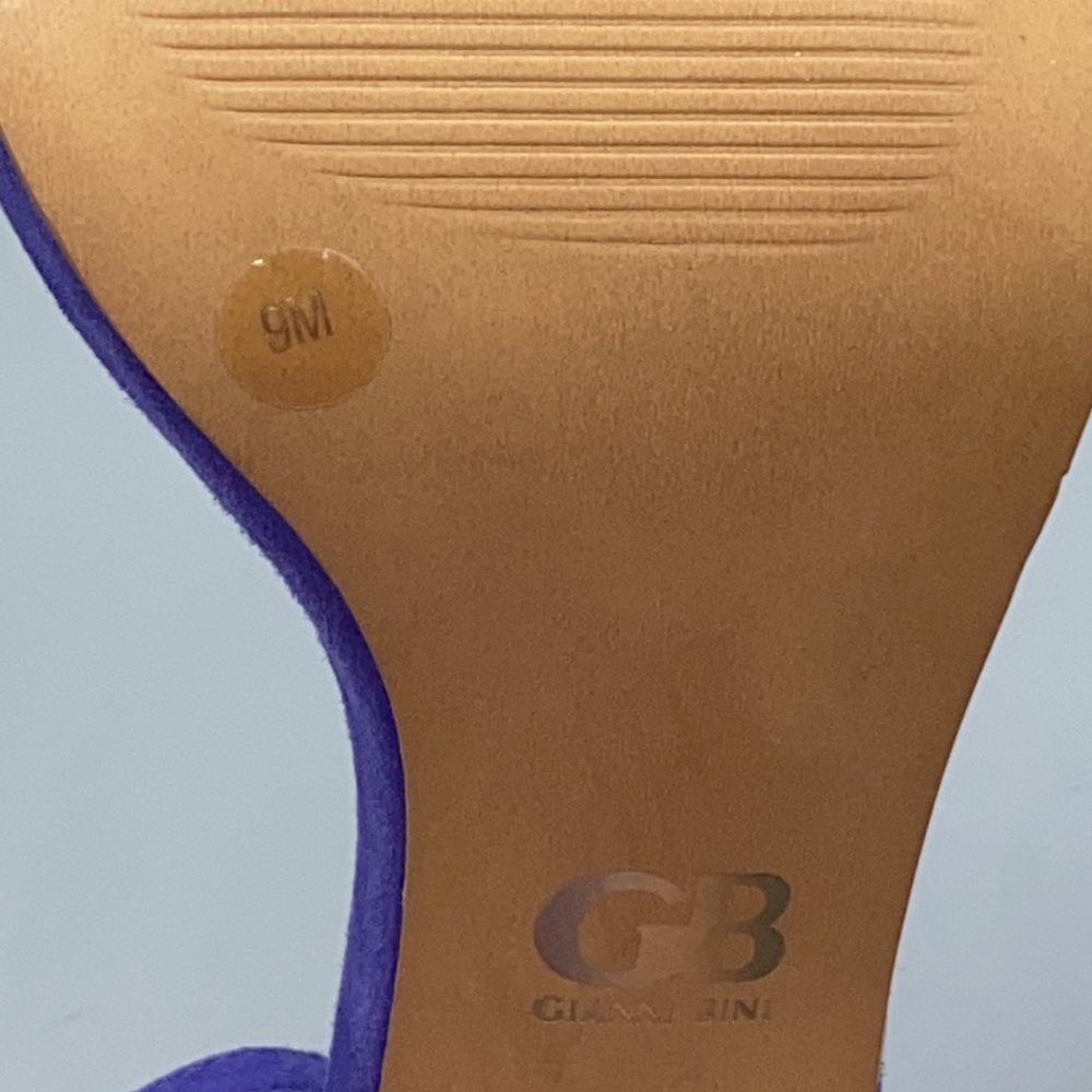Gianni Bini Ella Quent Violet Vibes Suede Sandals - Picture 9 of 10